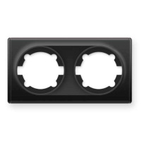 Рамка 2-м Florence черн. 1E52201303  2172829