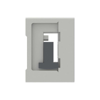 Держатель шин 12 15 20 25 30х5 10 1пол. 60мм  R5BBH060151P