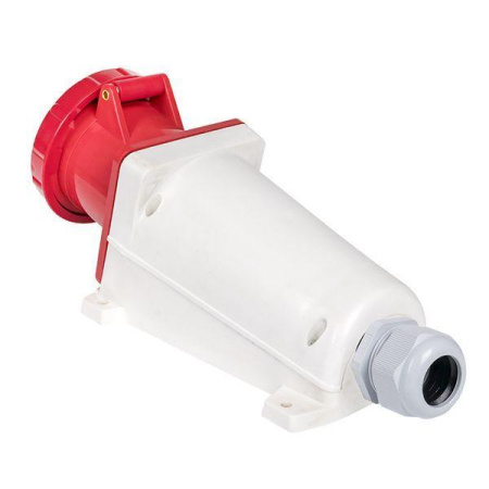 Розетка стационарная наружная 145 3P+PE+N 125А 380В IP67  ps-145-125-380