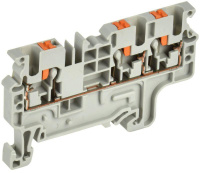 Колодка клеммная CP-MC 3 вывода 2.5кв.мм сер.  YCT22-00-3-K03-002 Колодка клеммная CP-MC 3 вывода 2.5кв.мм сер.  YCT22-00-3-K03-002