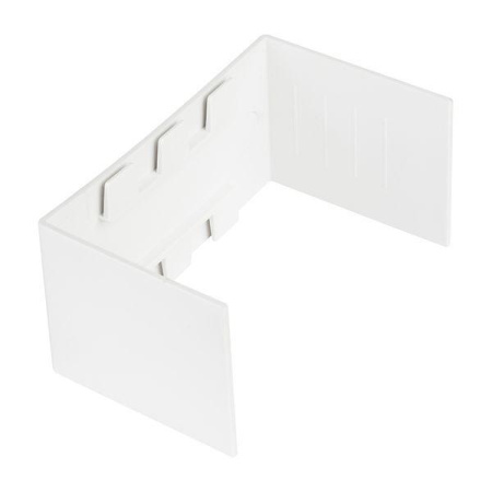 Соединитель на стык 40х25 бел. Plast PROxima (уп.4шт)  conw-40-25x4