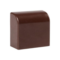 Заглушка 40х16 под темн. дерево Plast PROxima (уп.4шт)  ecd-40-16x4