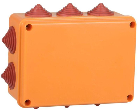 Коробка распаячная огнестойкая ПС 150х110х70 6P 6кв.мм IP55 10 вводов  UKF30-150-110-070-6-6-09