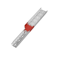 Переходник для лотка левый 50х100-150 сталь 1мм "ПЛЮС" PDplus50-100-150-L HD КМ PL1623