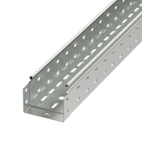 Лоток листовой перфорированный 100х50 L3000 сталь 1мм гор. оцинк.  3526210HDZ