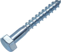 Шуруп сантехнический 8х70 DIN 571 цинк (уп.4шт) европодвес  21706714 Шуруп сантехнический 8х70 DIN 571 цинк (уп.4шт) европодвес  21706714