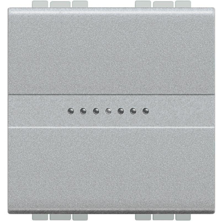 Выключатель аксиальный 1-кл. 2мод. СП LivingLight 10А IP20 250В авт. клеммы алюм. Leg BTC NT4051M2AN