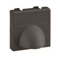 Плата для вывода кабеля 45х45мм графит  Connect K10-14