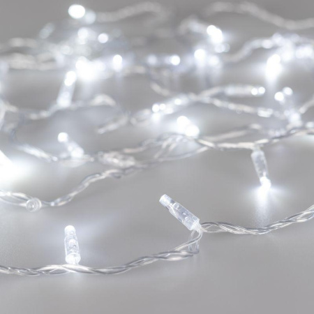 Гирлянда светодиодная ARD-STRING-CLASSIC-1000-CLEAR-100LED-PULSE White230В 7Вт IP65  031638