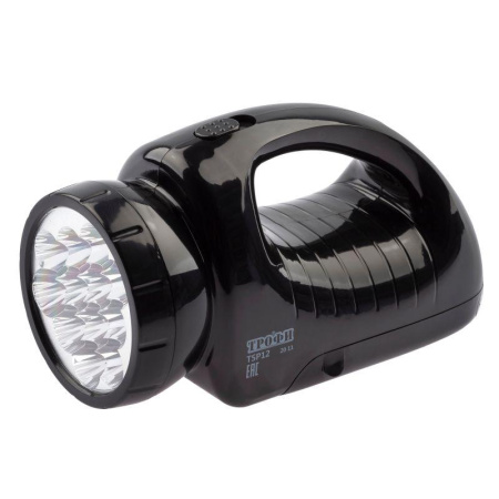 Фонарь-прожектор аккумуляторный TSP12 12 + 18LED аккум. 4В 1.8А.ч ЗУ 220В (картон. упак.)  C0045551