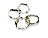 Гайка установочная заземляющая ГЗ M 40х1.5 латунь  zeta30814