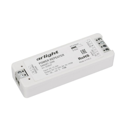 Усилитель SMART-DIM (12-24В 1х8А) (IP20 пластик 5 лет)  023829
