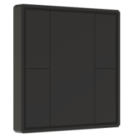 Панель кнопочная 4-х кл. пластиковый корпус черн.  DA2-SW-B4-PB