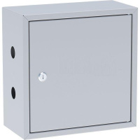 Щит ЯУР с одной DIN-рейкой без окна (300х300х150) Basic  uerm-din-300-x