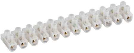 Колодка клеммная ЗВИ-10 2.5-6кв.мм 12пар  UZV10-010-006-K01-10-G