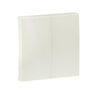 Панель лицевая Валенсия для 2-кл. выключателя 10А жемчуж. PROxima  ESV10-L-023-50