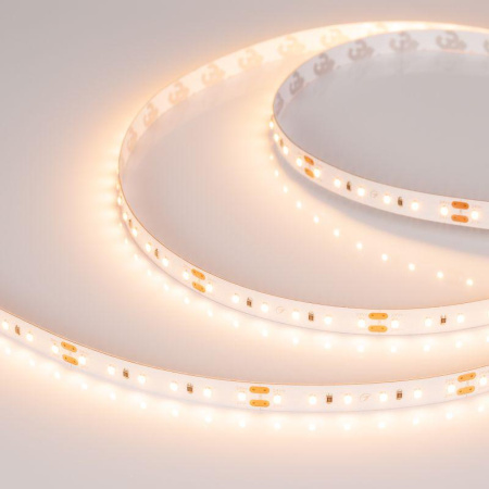 Лента светодиодная MICROLED-M120-8mm 24V Warm 2700К 14Вт/м IP20 2216 открыт. (уп.5м)  024432(2)