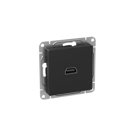 Розетка СП Эпика HDMI механизм черн.  UP1-SOB-HDMI
