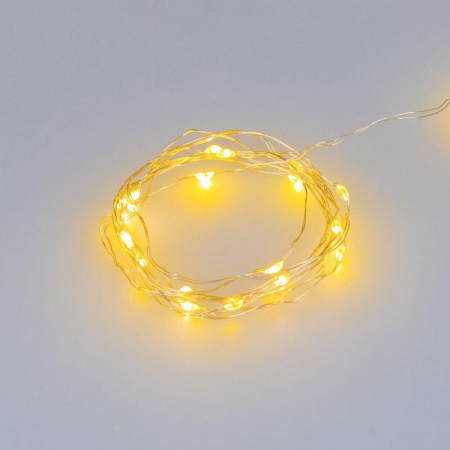 Гирлянда светодиодная ARD-DEW-HOME-2000-CLEAR-20LED-STD Yellow 3В Battery Pack Ardecoled IP20 Ardecoled 048703