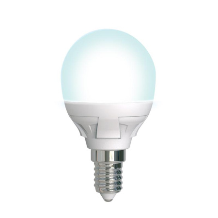 Лампа светодиодная LED-G45 7W/4000K/E14 /FR/DIM PLP01WH Яркая 7Вт матовая 4000К нейтр. бел. E14 диммир. (упак. картон)  UL-00004300