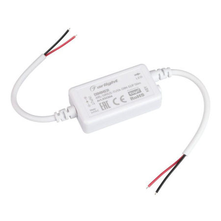 Диммер ARL-SIRIUS-TUYA-DIM-SUF Slim (12-24В 1х6А 2.4G) (IP20 пластик)  032346