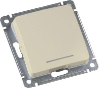 Механизм кнопки звонковой СП 1-кл 16А 250В с индик. сл. кость  ВС10-432-01