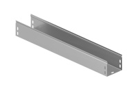 Расширение лотков телескопическое 500х50 S=1.0мм оцинк.  STE.5005.10