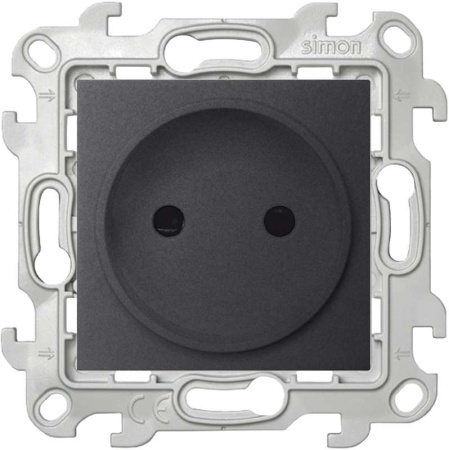 Розетка 1-м СП  24 16А IP20 2P защ. шторки механизм графит  2450441-038