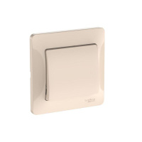 Выключатель 1-кл. Glossa (сх. 1) 10AX быстрозажим. клем. в сборе беж. SE GSL000212S