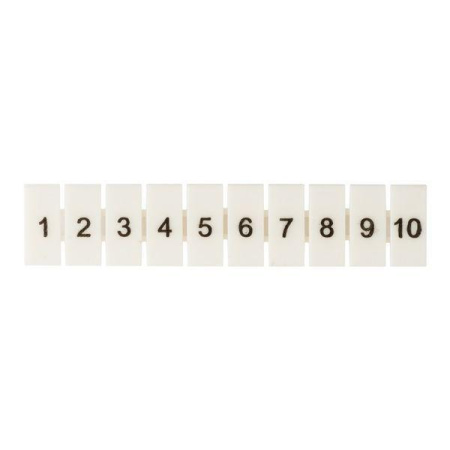 Маркеры для UT/ST/Push-in 6 с нумерацией 1-10 (уп.100шт)  zb-st-6-1-10