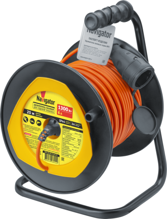 Удлинитель 20м без заземл. 93 914 NPE-LM-20-X-2х0.75 для сад. техн.  93914