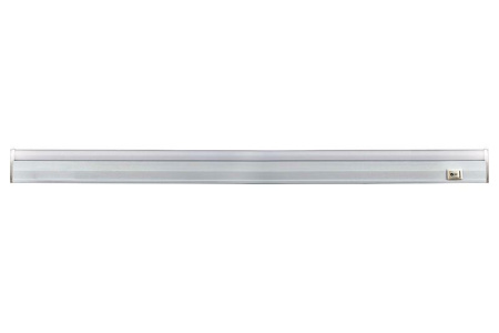 Светильник светодиодный LWL-2012-16CL 16Вт 80LED 4000К IP20 1500лм 220В 1172мм с сетевым проводом алюм. бел.  11918
