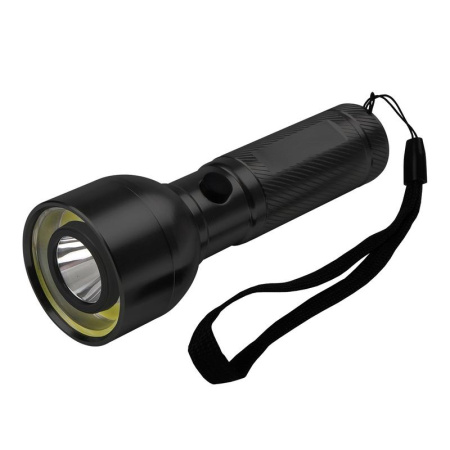 Фонарь ручной AF6-L3W/L2W-bk 3Вт COB+2Вт LED 3хAAA (не в компл.) корпус: алюм. ближн./дальн. свет черн.  5044722