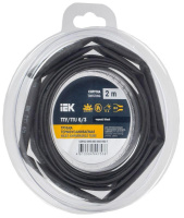 Трубка термоусадочная ТТУ нг-LS 6/3 черн. (уп.2м)  UDR12-006-003-002-K02-T