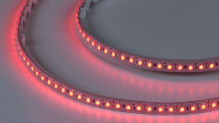 Лента светодиодная стандарт 3528 120LED/м 9.6Вт/м красн. 12В IP66 со скотчем 3М (уп.5м)  00-00015651