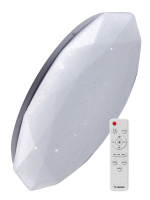 Светильник светодиодный PREMIUM DIAMOND 120Вт 230В 3000-6500К 9600лм IP40 500х90мм настенно-потолочный управляемый с пультом ДУ  KSDiam120W Светильник светодиодный PREMIUM DIAMOND 120Вт 230В 3000-6500К 9600лм IP40 500х90мм настенно-потолочный управляемый с пультом ДУ  KSDiam120W