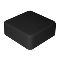 Коробка распределительная ОП 78х78х30мм IP41 6 выходов крышка с винтовым креплением материал - полипропилен черн. Epplast 170211 Коробка распределительная ОП 78х78х30мм IP41 6 выходов крышка с винтовым креплением материал - полипропилен черн. Epplast 170211