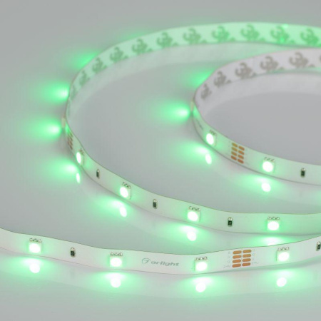 Лента светодиодная RT-B30-10mm 24V RGB 7.2Вт/м IP20 5060 открыт. (уп.5м)  022066(2)