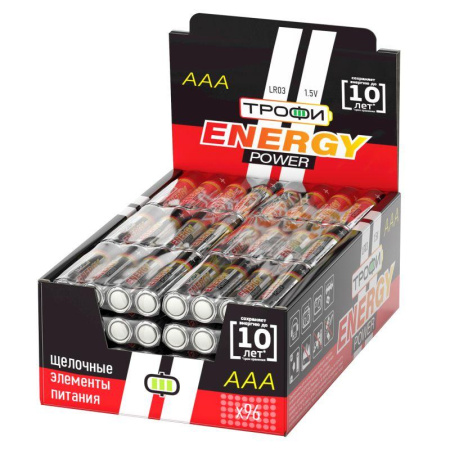 Элемент питания алкалиновый AAA/LR03 LR03-4S promo-box (уп.4шт)  Б0017349