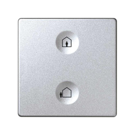 Выключатель сенсорный 2-кл. СП  82 Sense IP20 с тематич. маркир. Т1 алюм.  8000623-093