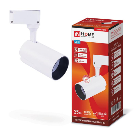 Светильник светодиодный трековый TOP-LINE TR-07-TL 25Вт 4000К IP40 2500лм 24град. бел.  4690612035529