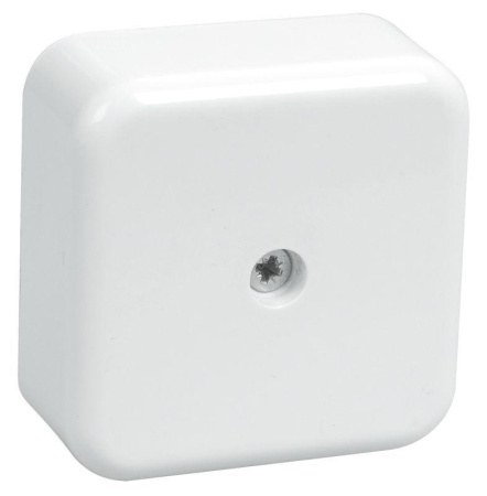 Коробка распаячная ОП 50х50х20 IP20 КМ41206-01 (4 клем. 3кв.мм) бел.  UKO10-050-050-020-K01
