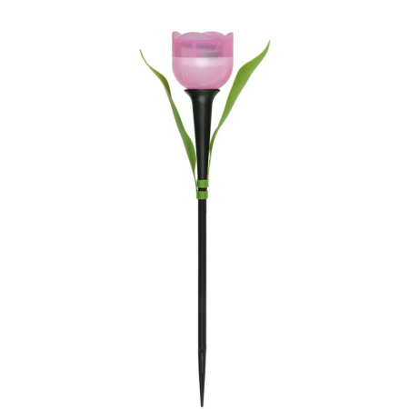 Светильник садовый USL-C-451/PT305 "Розовый тюльпан" PINK TULIP IP44 солнечная батарея  UL-00004276