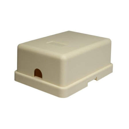 Розетка компьютерная 6P4C (RJ-11) 1 порт бел.  10-0305