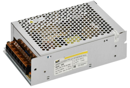 Драйвер LED ИПСН-PRO 5050 250Вт 12В блок-клеммы IP20  LSP1-250-12-20-33-PRO