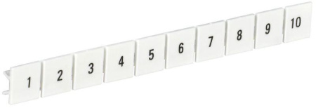 Маркеры для КПИ-10кв.мм с нумерацией №№ 1-10  YZN11M-010-K00-10