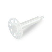 Дюбель тарельчатый гриб с гвоздем для ПМ IN90 бел. (уп.50шт)  PR08.12254