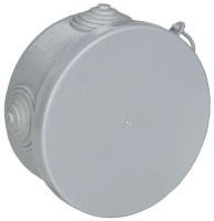 Коробка распаячная КМ ОП d85х40мм IP54 4 вв (7035)  UKO21-085-040-000-K03-54 Коробка распаячная КМ ОП d85х40мм IP54 4 вв (7035)  UKO21-085-040-000-K03-54