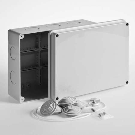 Коробка распределительная ОП 240х195х90мм IP55 без гермет.  67066