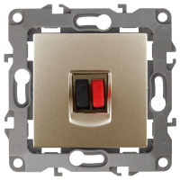 Розетка аудио 12-3111-04 шампань ЭРА Б0027454